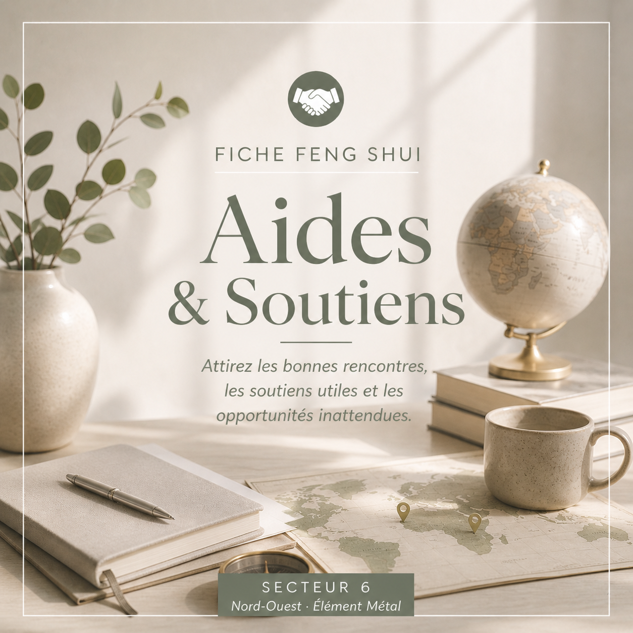Fiche Feng Shui – Aides & opportunités