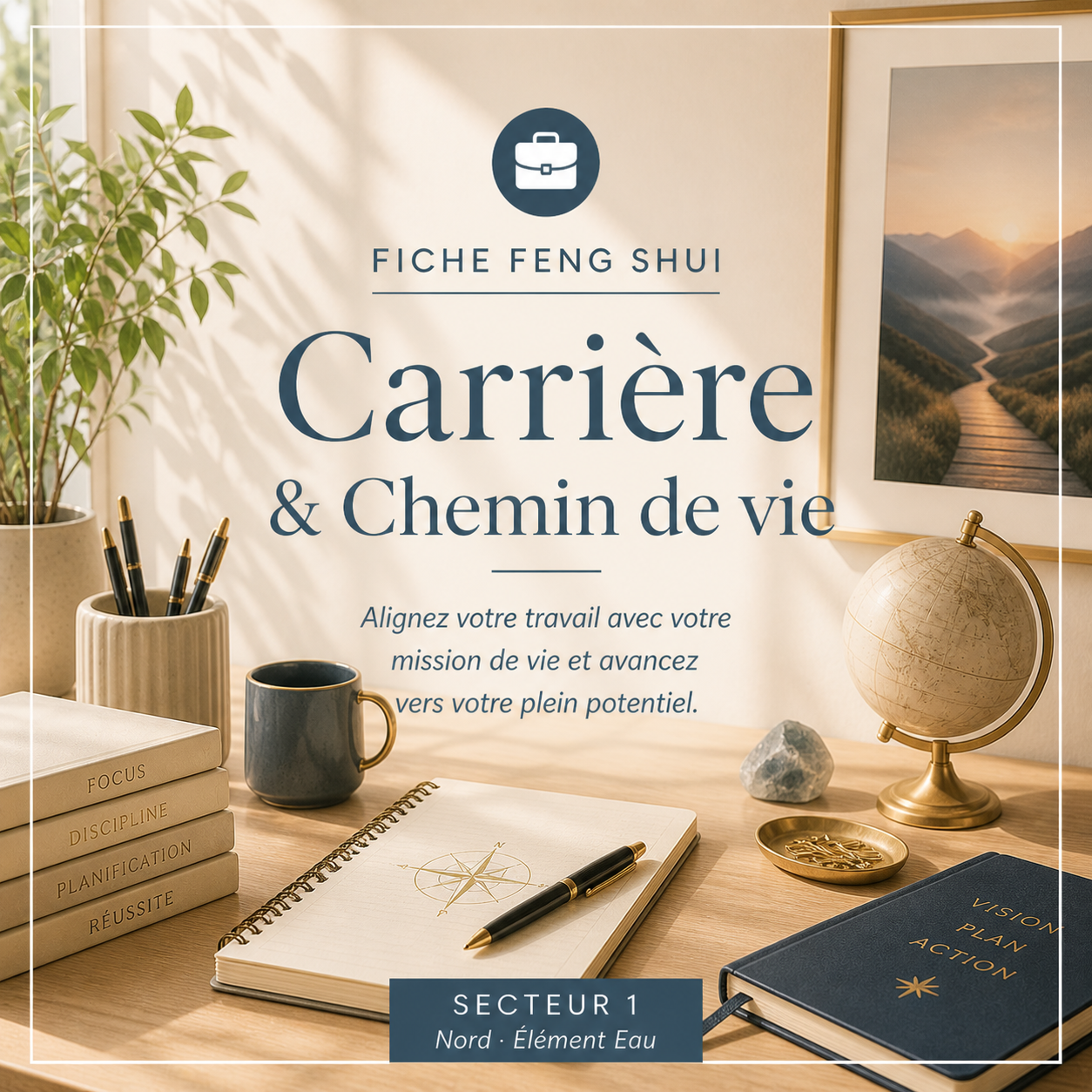 Fiche Feng Shui – Carrière & voie de vie